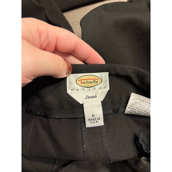 Talbots Petite Stretch Women’s Black Dress Pants Size 6 - Picture 3 of 3